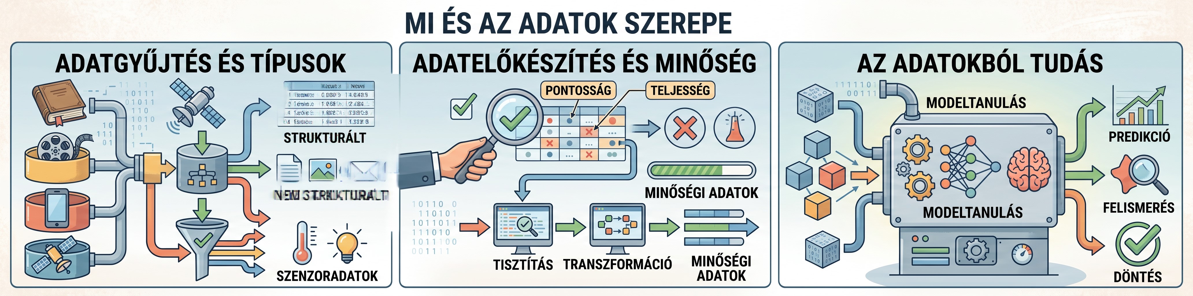A mesterséges intelligencia és az adatok szerepe